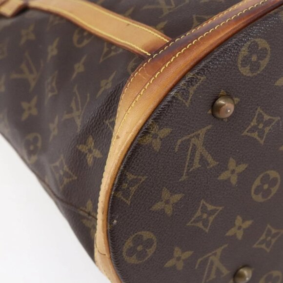 LOUIS VUITTON Monogram Bucket GM Shoulder Bag M42236 LV Auth 145314 - Picture 4 of 16